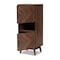 Baxton Studio Hartman Mid-Century Walnut Brown Finished Wood Storage Cabinet 193-11717-ZORO - alternate 8